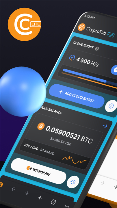 CryptoTab Browser Lite screenshot1