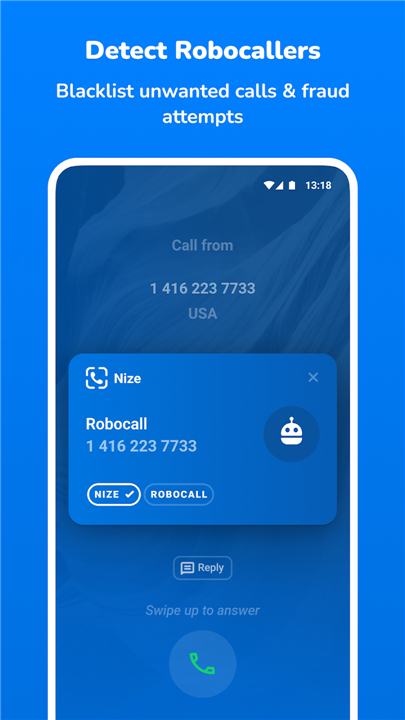 Nize - Caller ID. Spam Blocker screenshot3