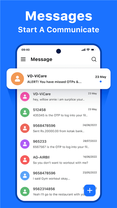 Messenger : Text Messages screenshot1