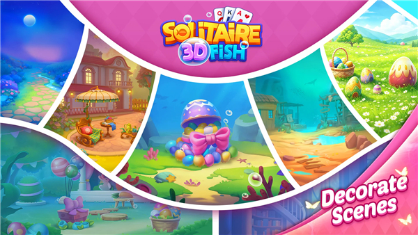 Solitaire 3D Fish screenshot2