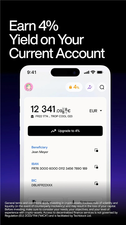 Deblock - Banking app screenshot2