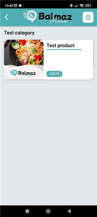 Balmaz Menü screenshot2