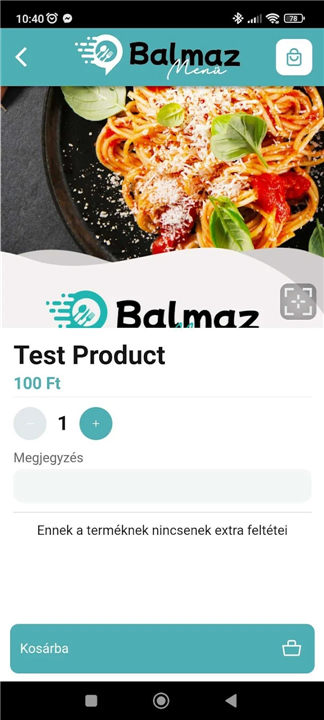 Balmaz Menü screenshot3