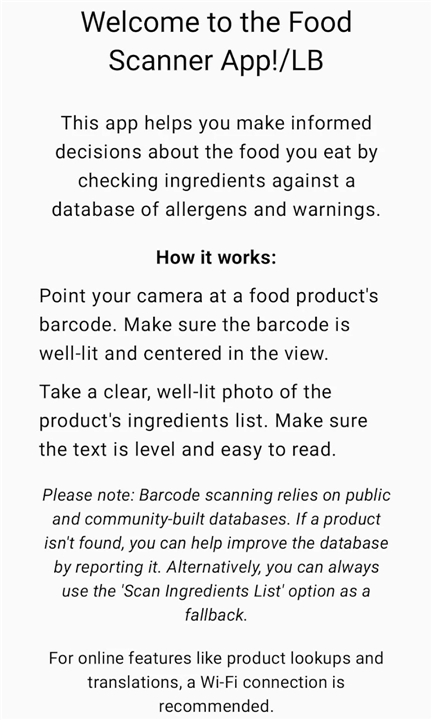 LB: Universal Scanner screenshot1
