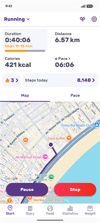 Running Tracker App – FITAPP screenshot2