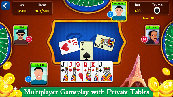 Belote Online Card Game screenshot1