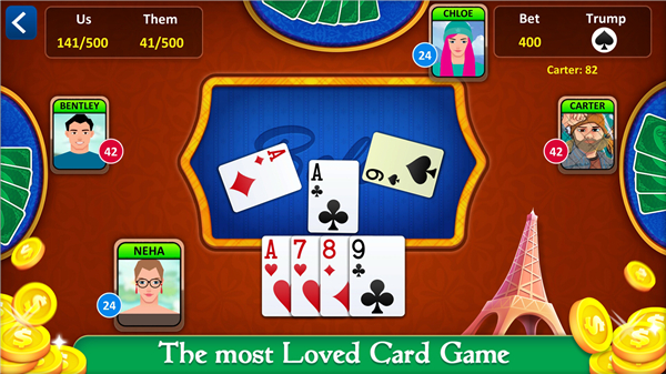 Belote Online Card Game screenshot2