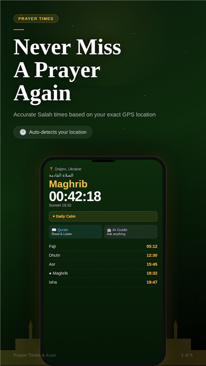 Prayer Times & Azan screenshot1
