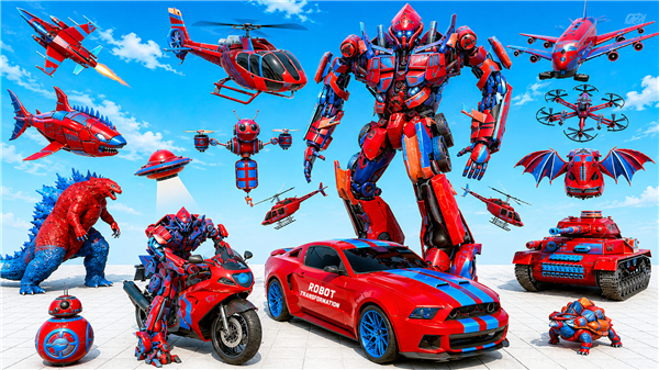 Robot Transform Fight Game 3D screenshot4