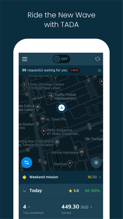 TADA Driver screenshot1