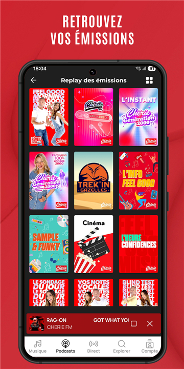 Chérie FM : Radios & Podcasts screenshot7