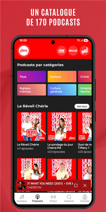 Chérie FM : Radios & Podcasts screenshot8