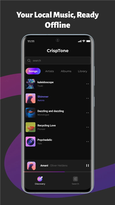 CrispTone: Offline Music screenshot1