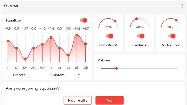 Flat Equalizer - Bass Booster screenshot7