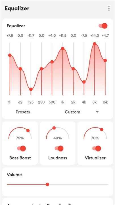 Flat Equalizer - Bass Booster screenshot8
