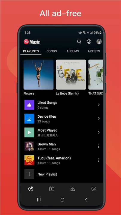 Music Player & MP3:Luck Music screenshot1