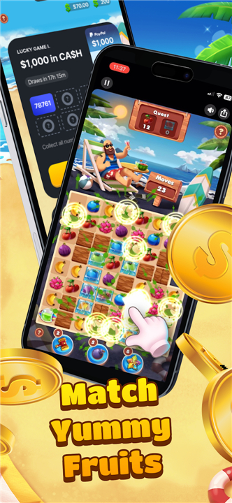 Tropical Crush: Win Cash Prize screenshot5