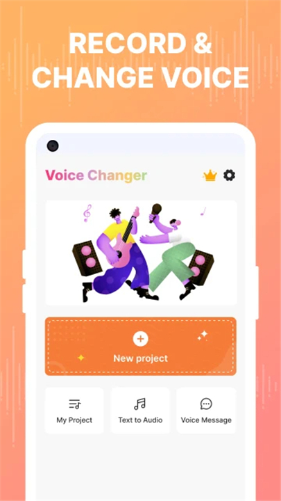 Voice Changer By Sound Effects screenshot1