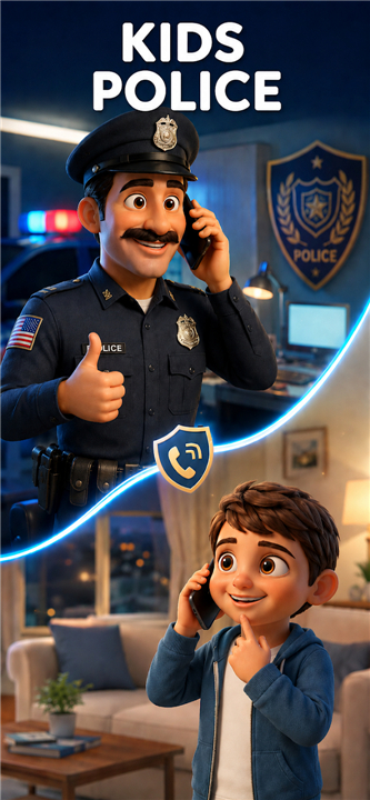 Kids Police: Fake Call Prank screenshot1