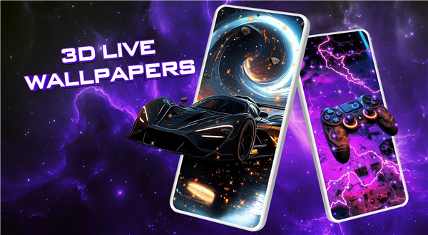 3D Live Wallpapers - 4K & 4D screenshot1