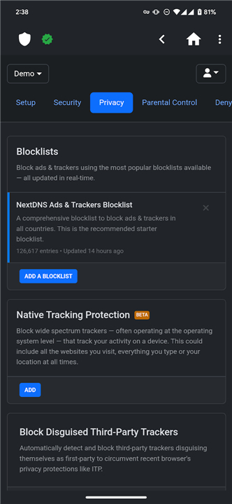 NextDNS Manager screenshot3