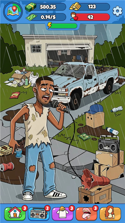 Rap Star:Idle Clicker screenshot1