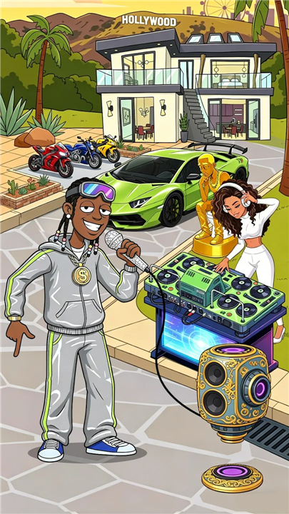 Rap Star:Idle Clicker screenshot2