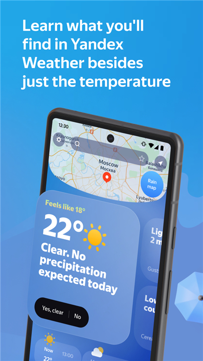 Yandex Weather & Rain Radar screenshot1