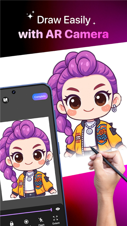 AR Art Draw: Trace & Paint screenshot1