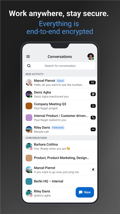 Wire - Secure Messenger screenshot1