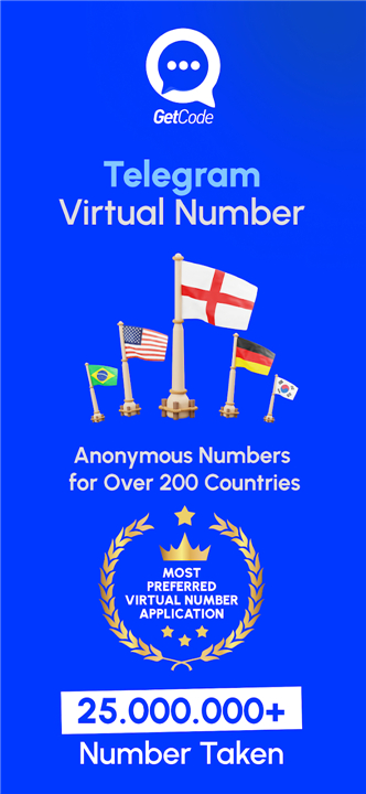 GetCode - Virtual Number SMS screenshot2