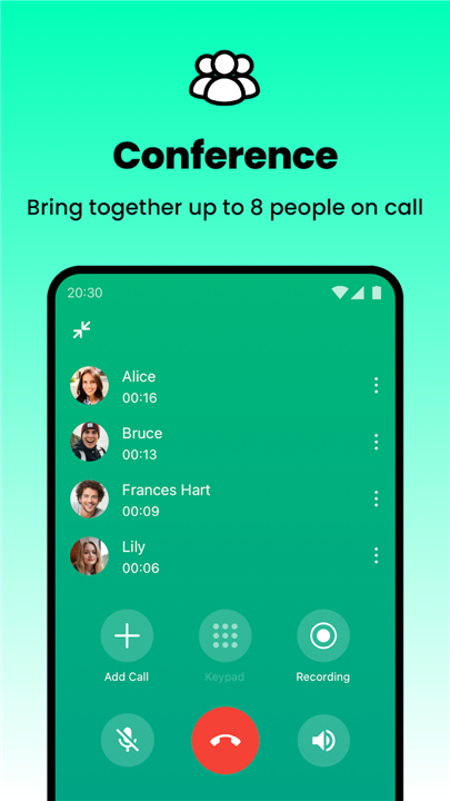 Ring Phone Calls - JusCall screenshot5