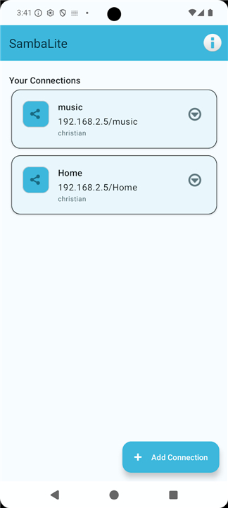 SambaLite screenshot3