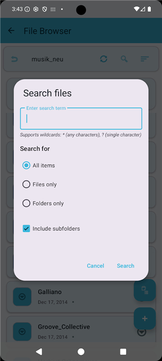 SambaLite screenshot5