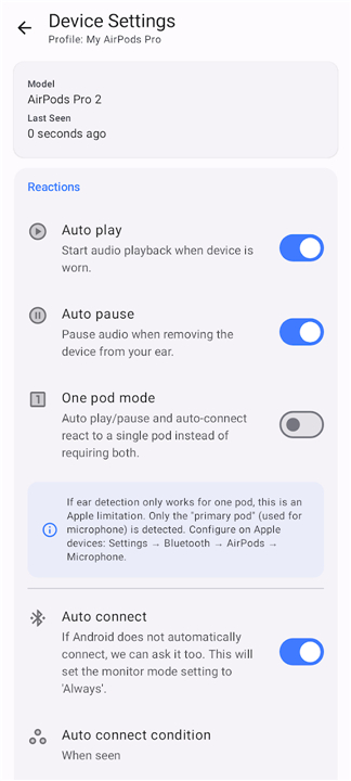 CAPod - Companion for AirPods screenshot7