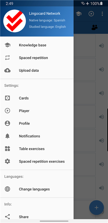 Lingocard screenshot1