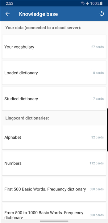 Lingocard screenshot2