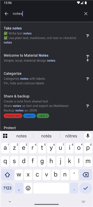 Material Notes screenshot6