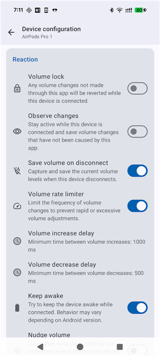 Bluetooth Volume Manager screenshot4