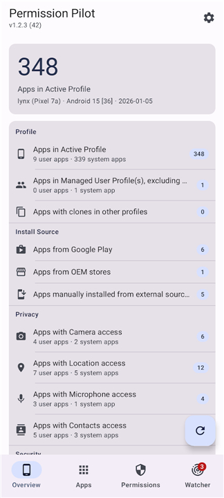 Permission Pilot screenshot1