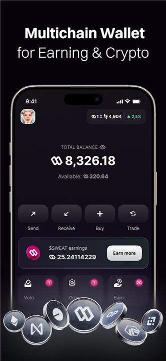 Sweat Wallet: Walk Into Crypto screenshot2