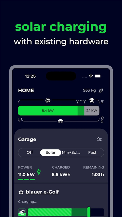 evcc - smart charging screenshot2