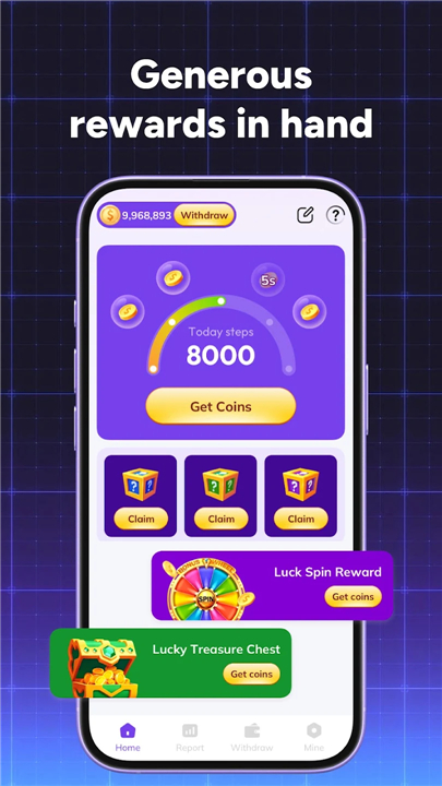 WalkLite: Earn reward by walk screenshot1