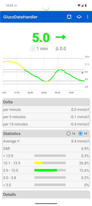 GlucoDataHandler screenshot1