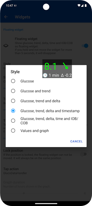 GlucoDataHandler screenshot4