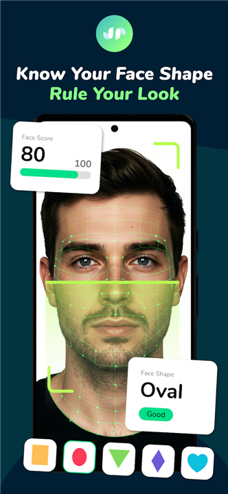 Hiface - Face Shape Detector screenshot1