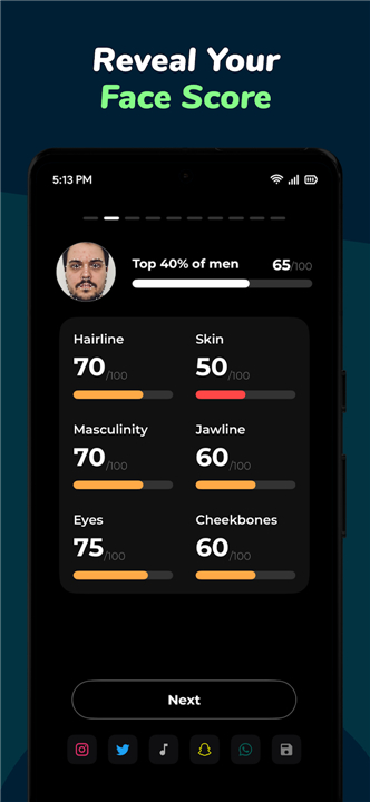Hiface - Face Shape Detector screenshot2