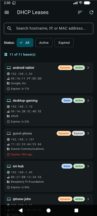 OPNsense Manager screenshot6