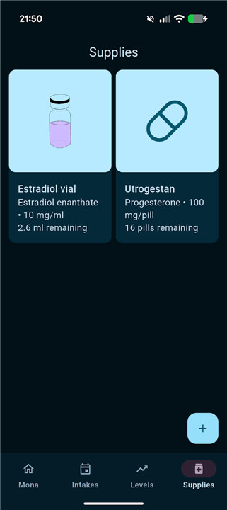 Mona - HRT journal screenshot3