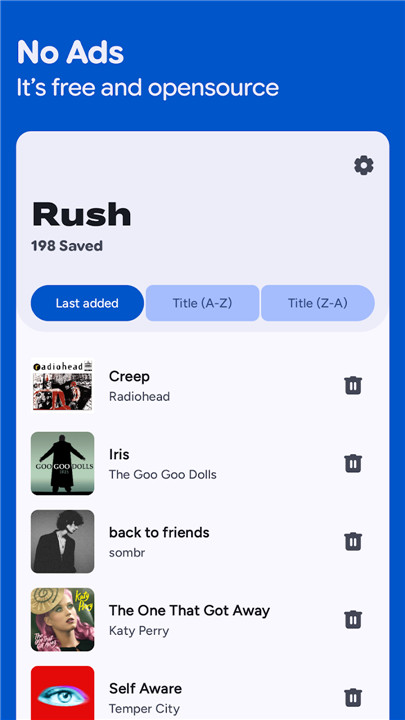 Rush - Lyrics App screenshot6